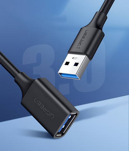 USB 3.0 Verlängerungskabel UGREEN US129, 2m, Schwarz