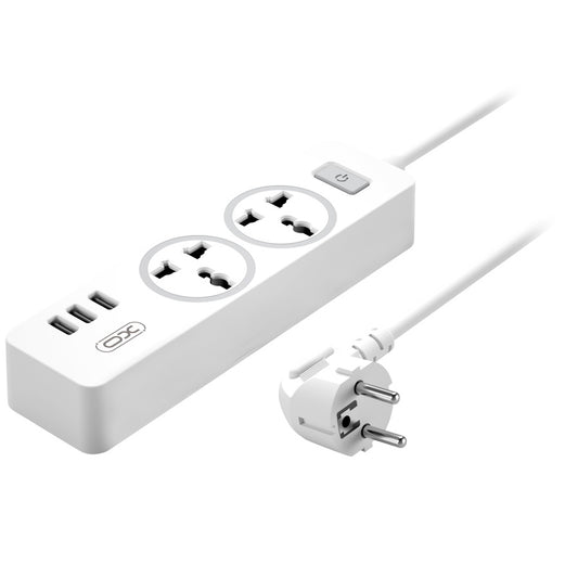 Verlängerungskabel XO Design WL04, 3 x Steckdose, Weiß