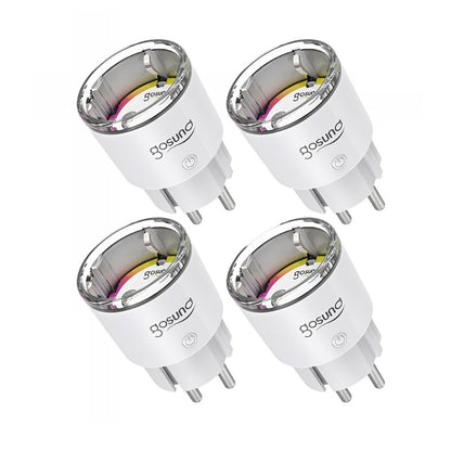 Gosund Smart EP2 Steckdose, Wi-Fi, 4er-Set