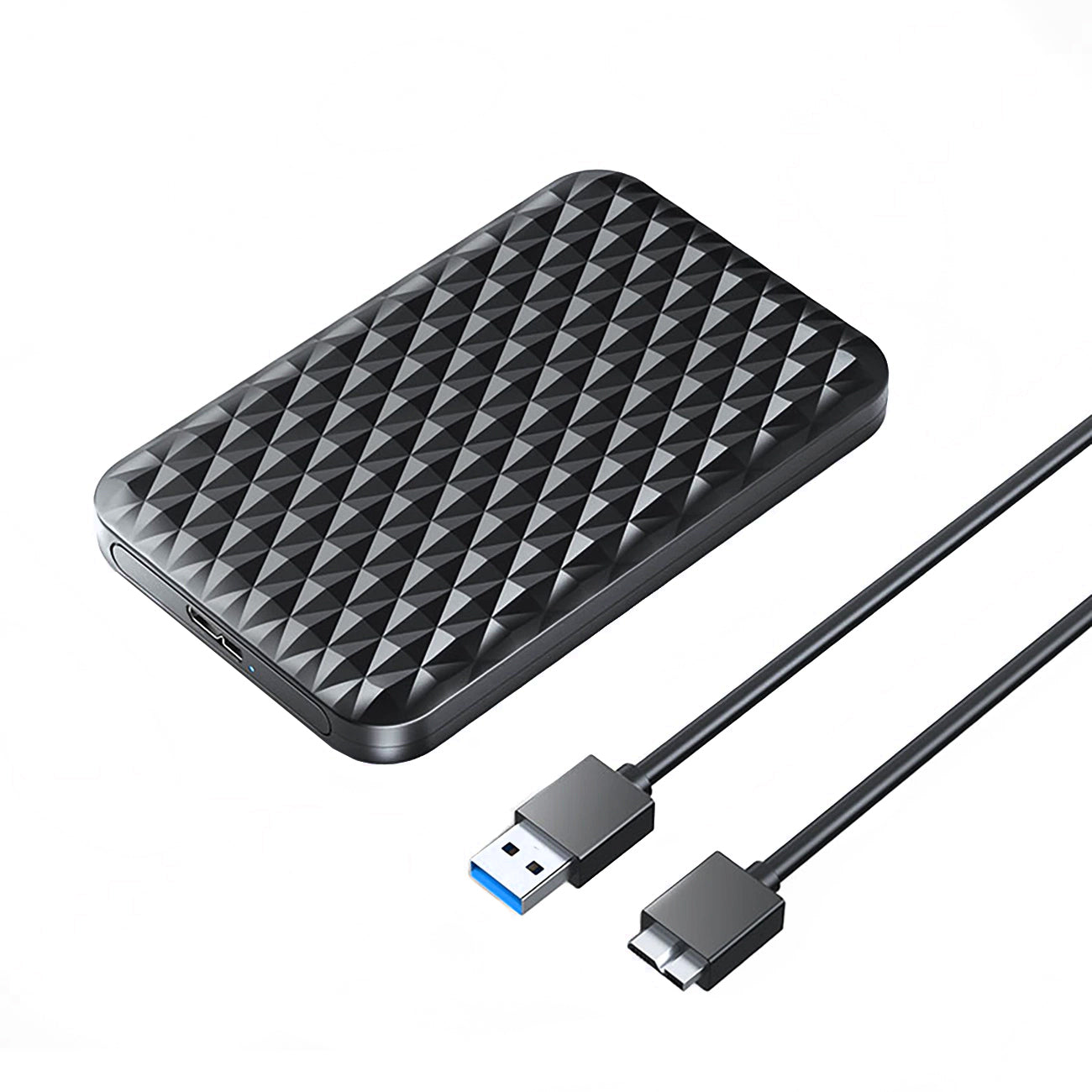 Orico 2520U3-V1 Gehäuse für HDD / SSD SATA 2,5 Zoll, microUSB 3.0, Schwarz