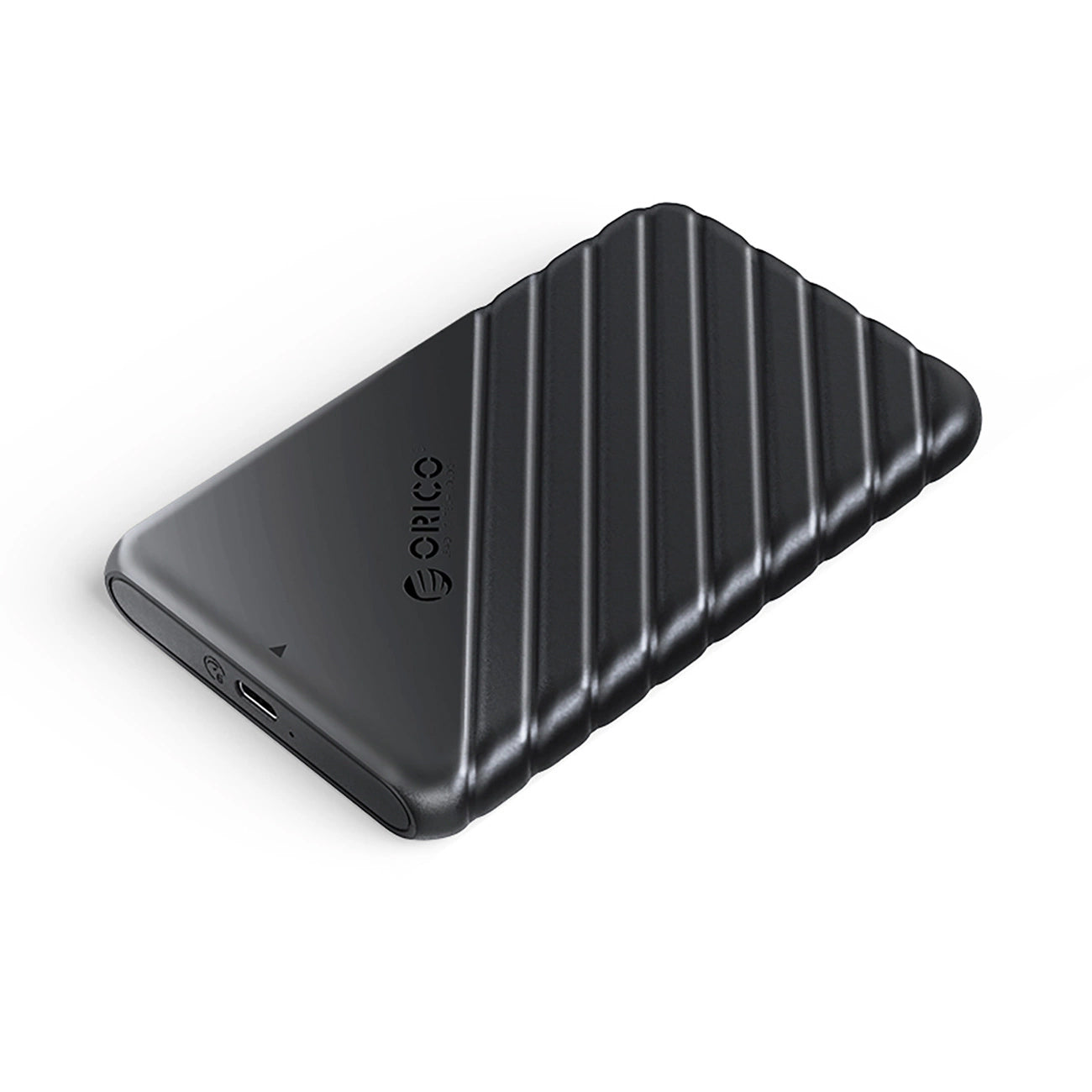 Orico 25PW1C-C3 Gehäuse für HDD / SSD SATA 2,5 Zoll, USB-C, Schwarz
