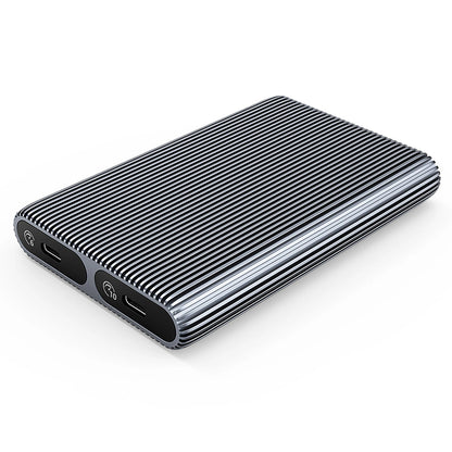 Orico AM2C3-2SN Dual-Disk-Gehäuse für M.2 NVMe SSD, Grau
