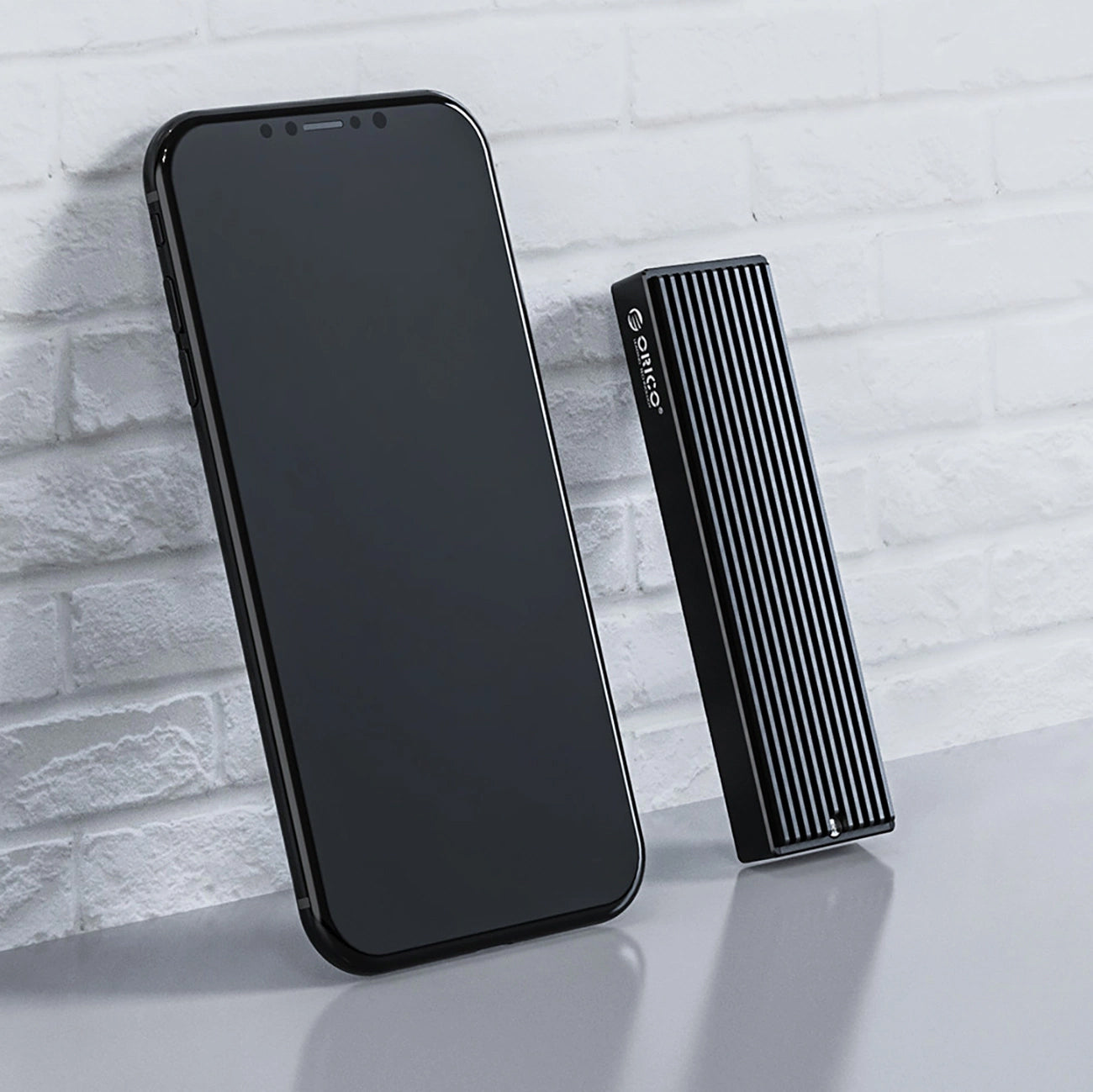 Orico M2PV-C3 Gehäuse für M.2 NVMe SSD, Schwarz