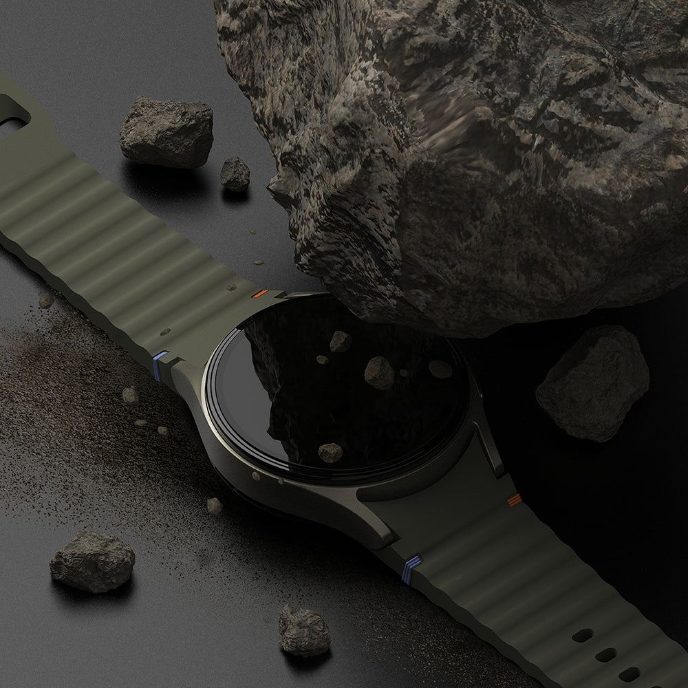 Ringke Styling Schutzrahmen für Samsung Galaxy Watch7 40mm, Modell 6, Schwarz