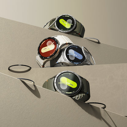 Ringke Styling Schutzrahmen für Samsung Galaxy Watch7 40mm, Modell 6, Schwarz