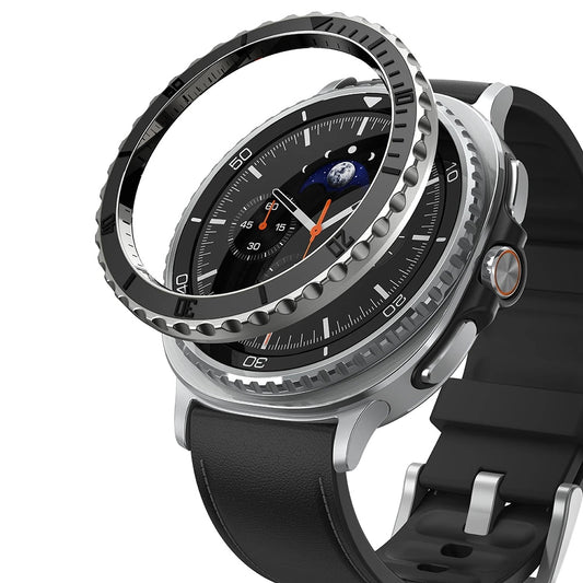 Ringke Premium Styling Schutzrahmen für Samsung Galaxy Watch8 Classic, Schwarz