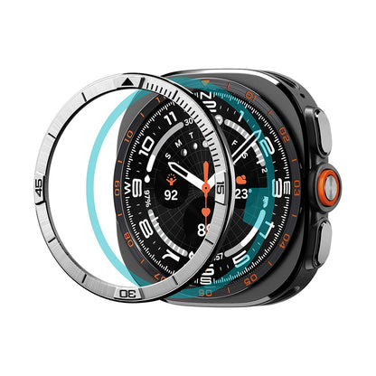 Spigen Tune Pilot Schutzrahmen für Samsung Galaxy Watch Ultra2, Silber ACS11616