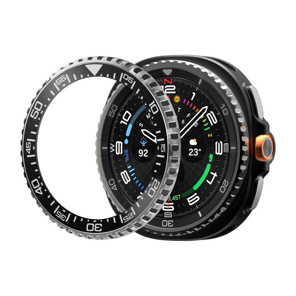 Spigen Tune Pro Diver Protection Frame for Samsung Galaxy Watch8 Classic, Black