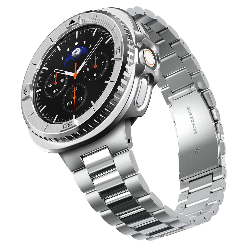 Schutzrahmen Spigen Tune Pro Pilot für Samsung Galaxy Watch8 Classic, Silber
