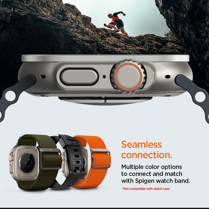 Spigen Tune with Glass Schutzrahmen für Apple Watch Ultra Series, Silber ACS11595