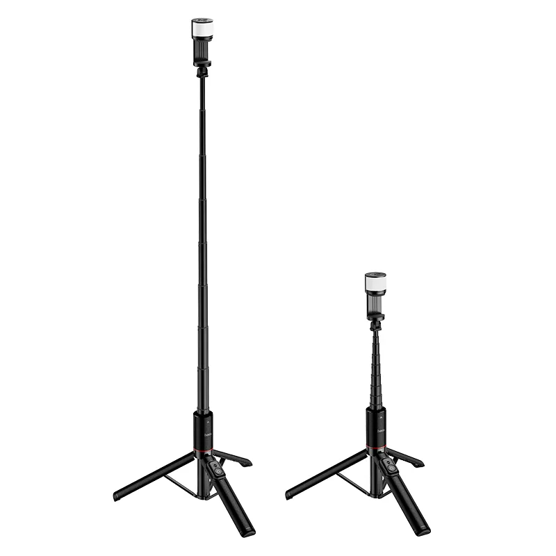 Bluetooth Selfie Stick HOCO K34, 4,5 Zoll - 7 Zoll, Schwarz