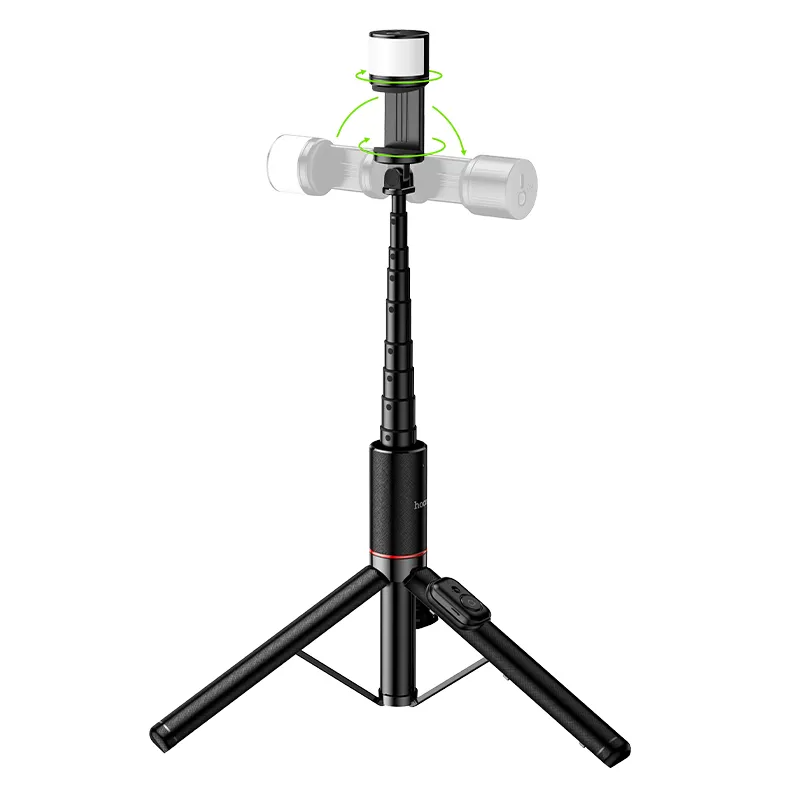 Bluetooth Selfie Stick HOCO K34, 4,5 Zoll - 7 Zoll, Schwarz