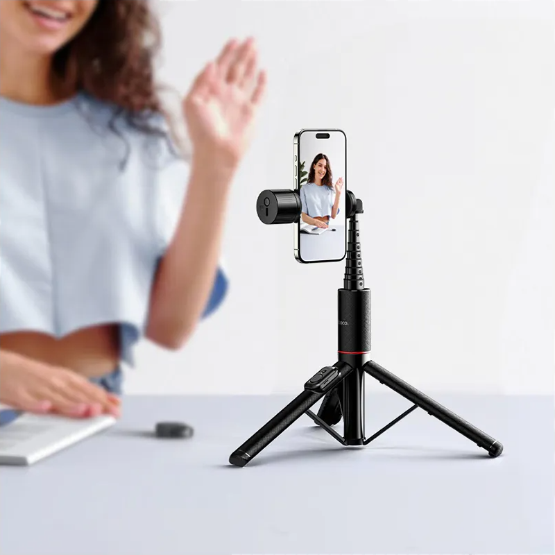 Bluetooth Selfie Stick HOCO K34, 4,5 Zoll - 7 Zoll, Schwarz