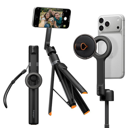 Selfie Stick Bluetooth Spigen S582W, Universal, Schwarz AMP11372
