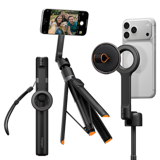 Selfie Stick Bluetooth Spigen S582W, Universal, Schwarz AMP11372