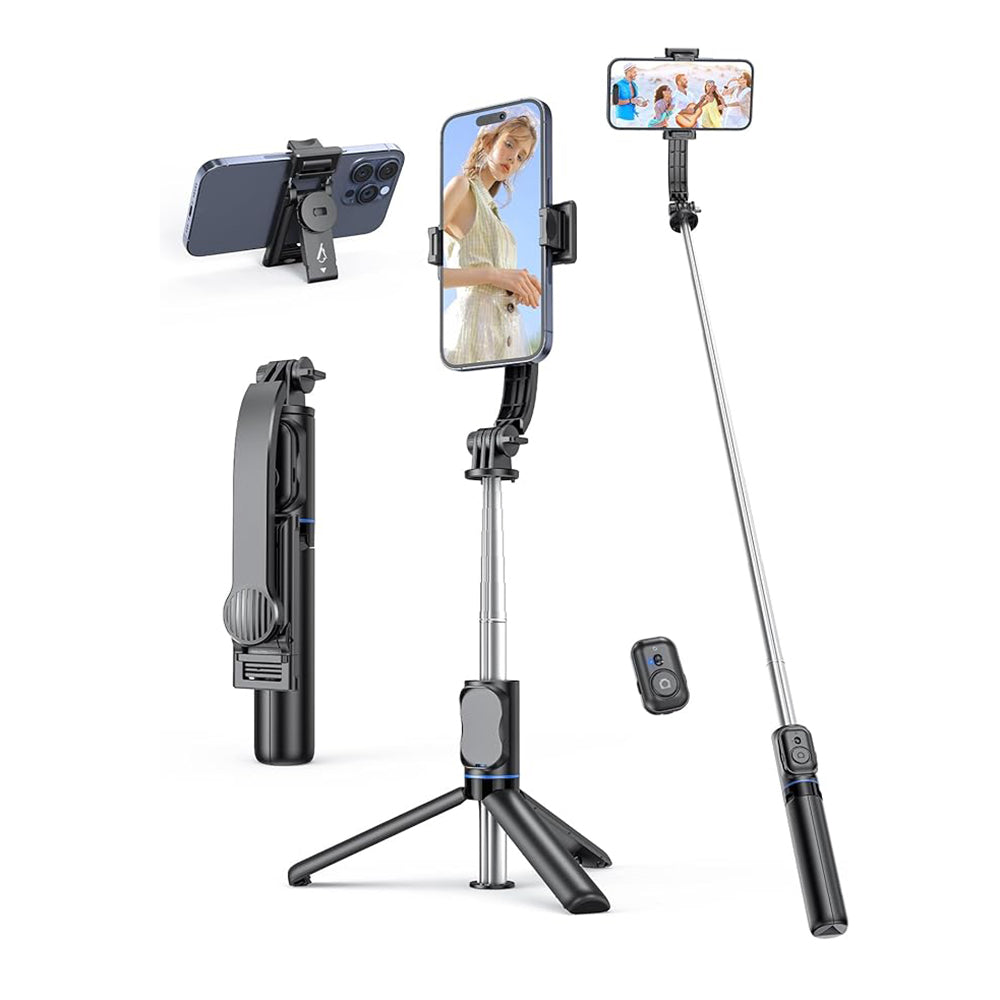 Selfie Stick Bluetooth Techsuit C01, Universal, Schwarz