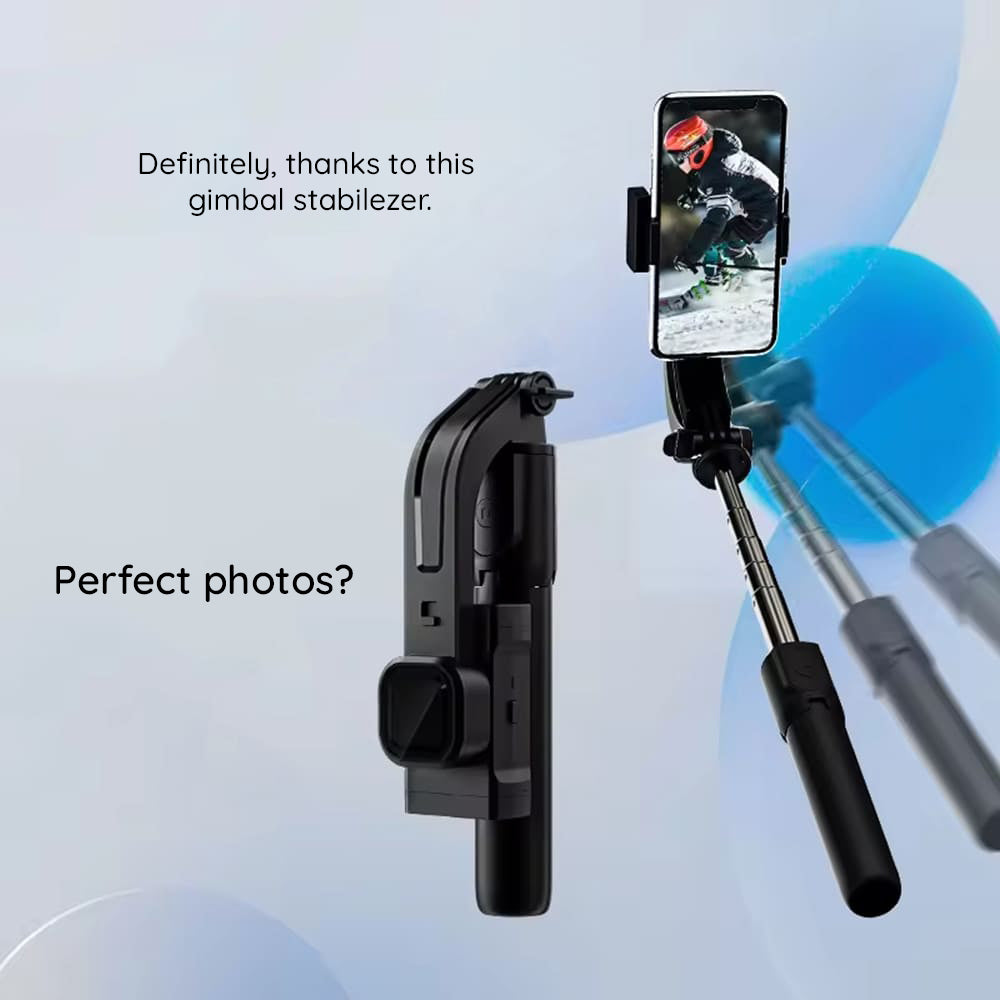 Selfie Stick Bluetooth Techsuit C06, Universal, Schwarz