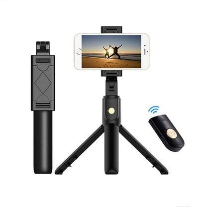 Selfie Stick Bluetooth Techsuit K07, Universal, Schwarz