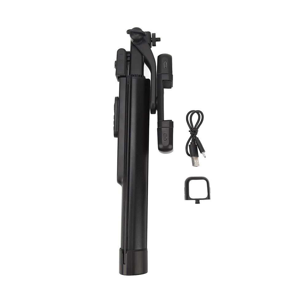 Selfie Stick Bluetooth Techsuit K30S, Universal, Schwarz