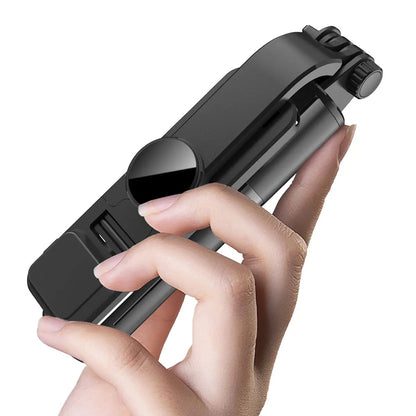 Selfie Stick Bluetooth Techsuit L10s, Universal, Schwarz