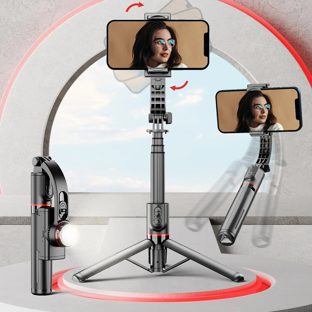 Selfie Stick Bluetooth Techsuit L19s, Universal, Schwarz