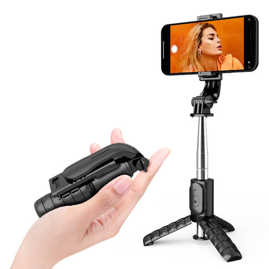 Selfie Stick Bluetooth Techsuit Q11, Universal, Schwarz