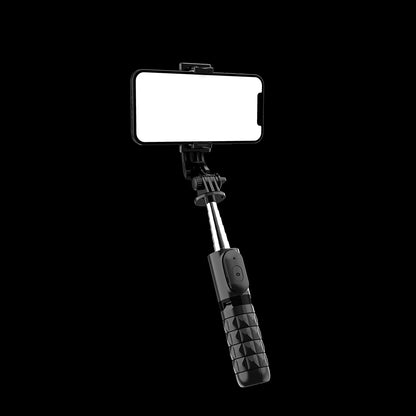 Selfie Stick Bluetooth Techsuit Q11, Universal, Schwarz