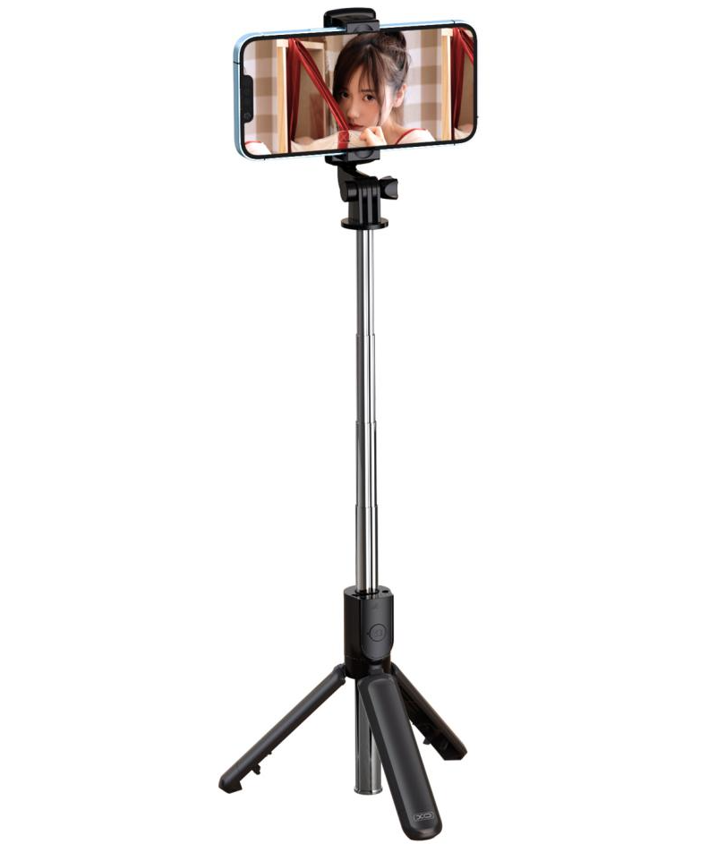 Selfie Stick Bluetooth XO Design SS09, Universal, Schwarz