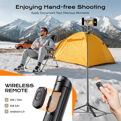 Selfie-Stick Bluetooth XO Design SS30, Universal, Schwarz