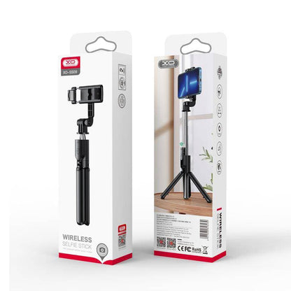 Selfie Stick Bluetooth XO Design SS09, Universal, Schwarz