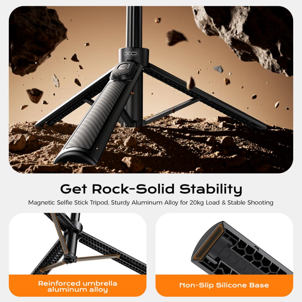 Selfie-Stick Bluetooth XO Design SS30, Universal, Schwarz