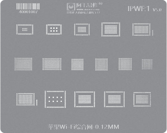 BGA-Schablone Amaoe für Apple iPhone Serie, Wifi IC