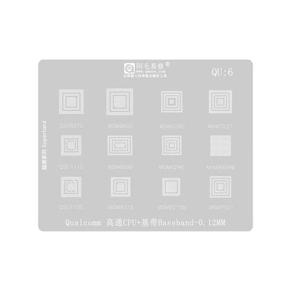 BGA-Sieb Amaoe für CPU Qualcomm QU1-8 Serie
