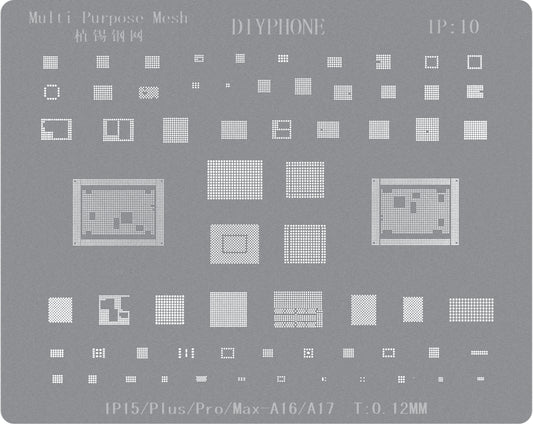 BGA-Schablone DIYPhone für Apple iPhone 15 Serie