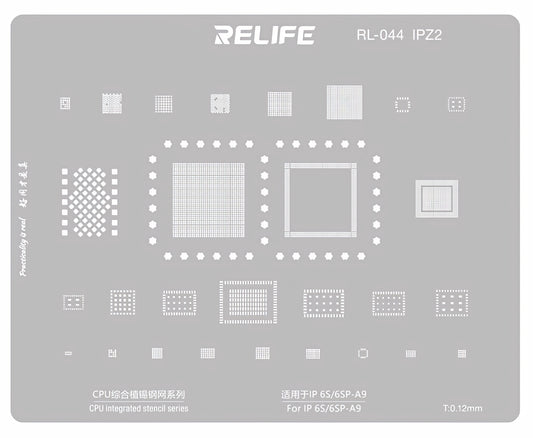BGA-Sieb Relife RL-044 IPZ2 für Apple iPhone 6s / 6s Plus, CPU
