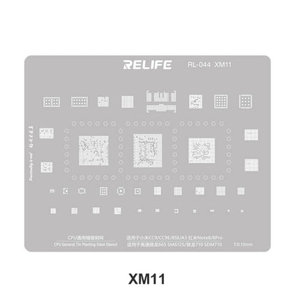 BGA-Schablone Relife RL-044 V2.0 für CPU Xiaomi Serie