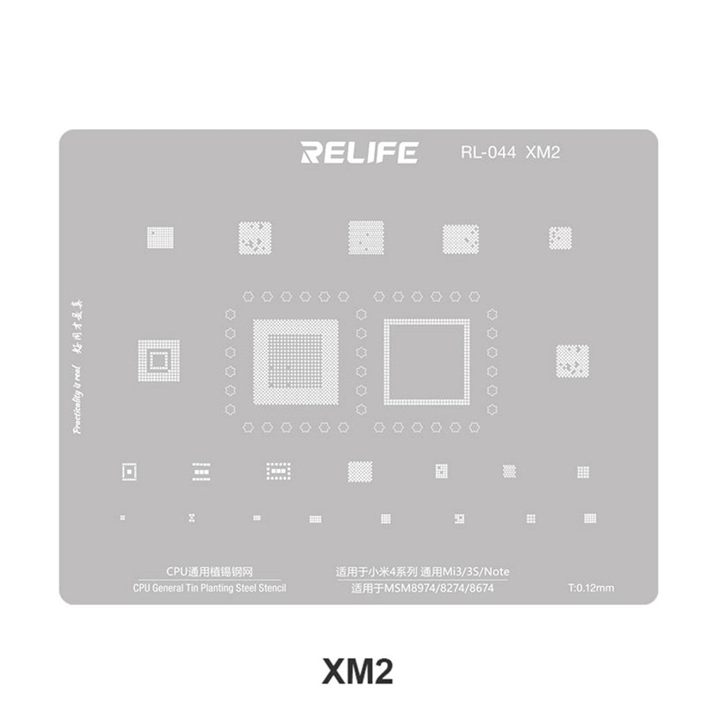 BGA-Schablone Relife RL-044 V2.0 für CPU Xiaomi Serie