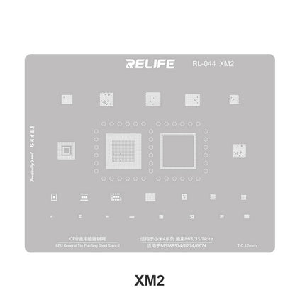BGA-Schablone Relife RL-044 V2.0 für CPU Xiaomi Serie