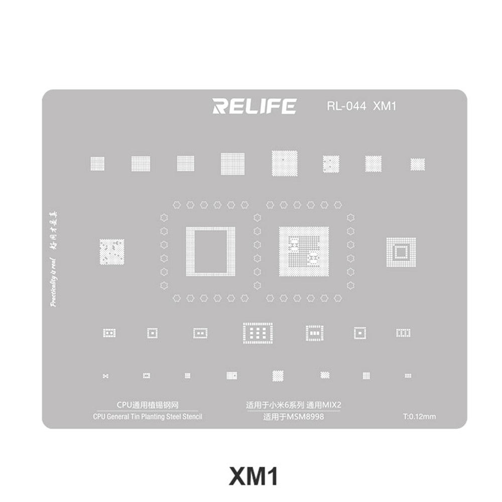 BGA-Schablone Relife RL-044 V2.0 für CPU Xiaomi Serie