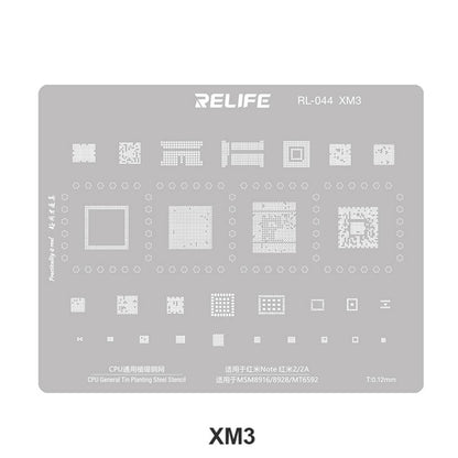 BGA-Schablone Relife RL-044 V2.0 für CPU Xiaomi Serie