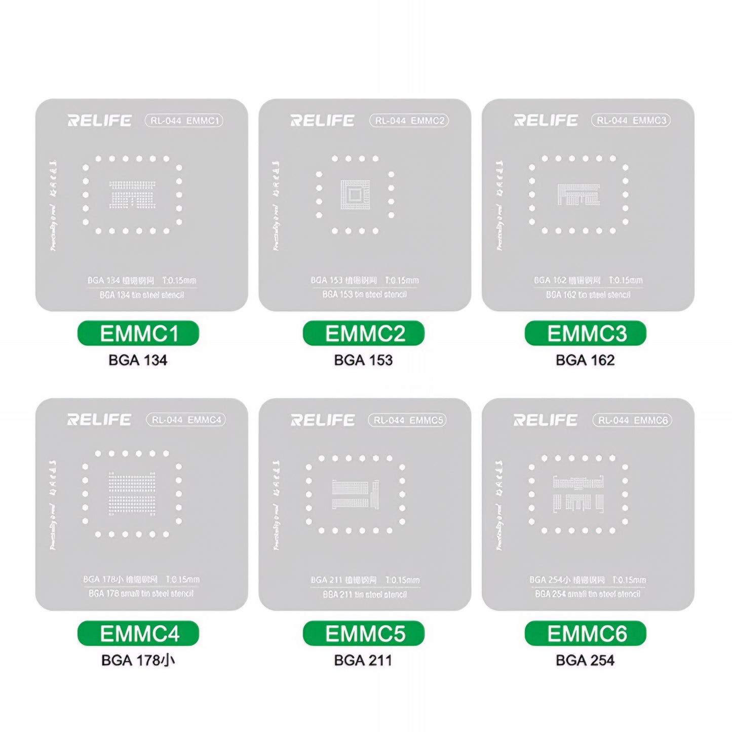 BGA Stencil Relife RL-044 for Android CPU