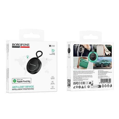 Borofone SmartTag BC104 für iOS-Serie, Schwarz