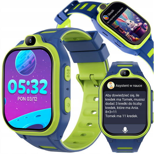 Smartwatch Forever Kids Boost KW-530 Call, Blau