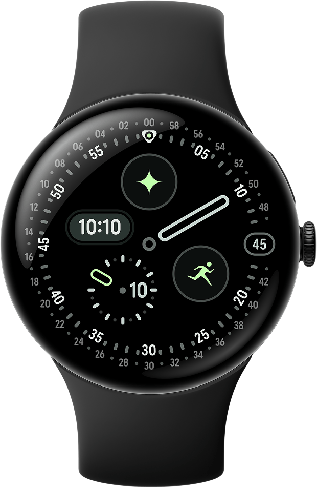 Smartwatch Google Pixel Watch 4, 45mm, Wi-Fi, Schwarz GA09962-EU