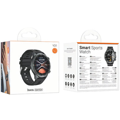 Smartwatch HOCO Y31 Call, Schwarz