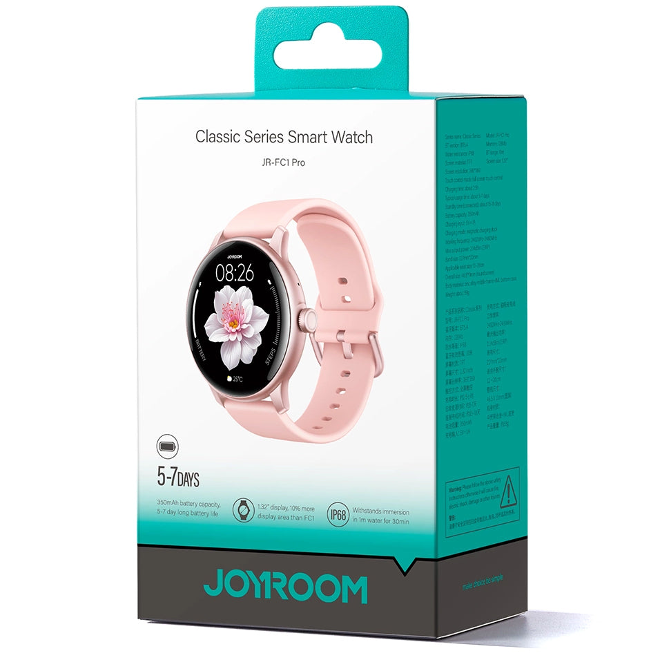 Joyroom JR-FC1 Pro Call Smartwatch, Pink