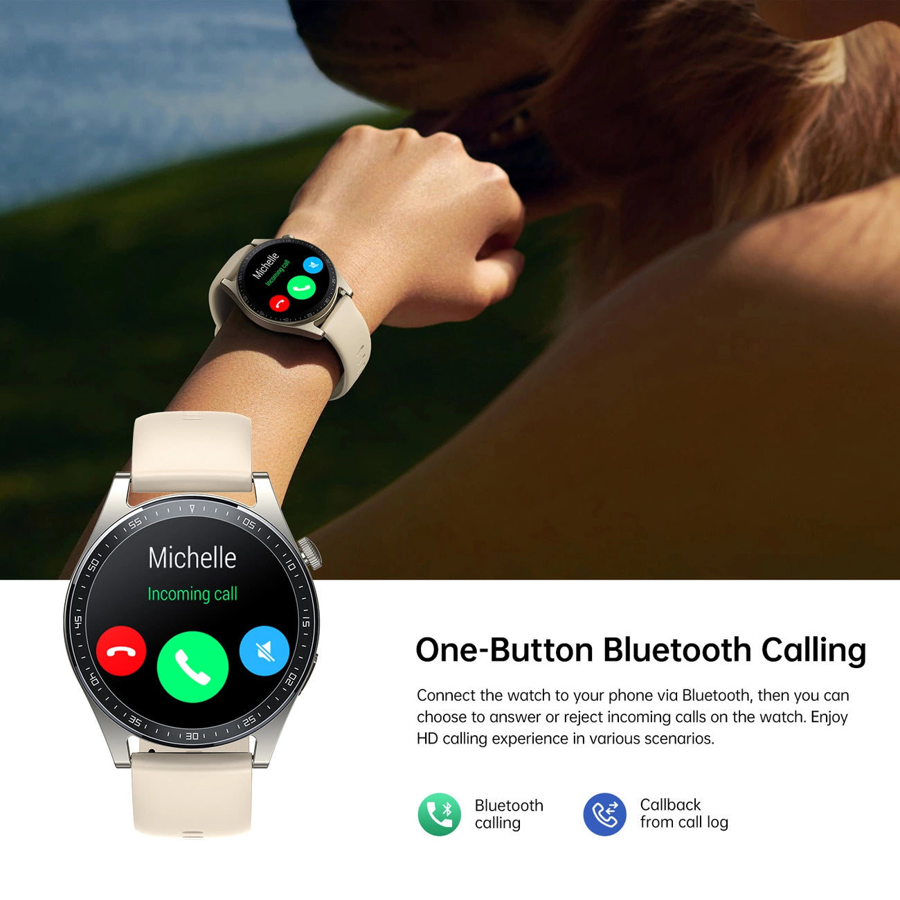 Smartwatch Joyroom JR-FC2 Call, Gold