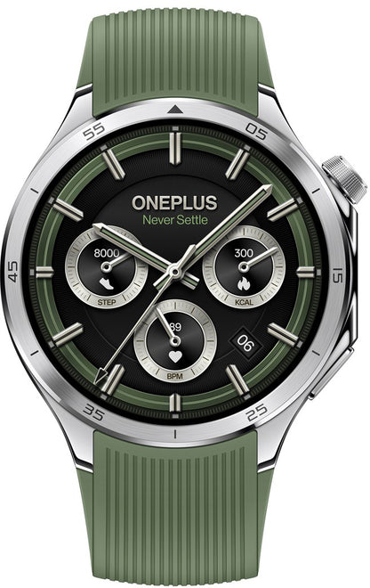 Smartwatch OnePlus Watch 3, 46mm, Grün, Wiederaufbereitet 5491100341