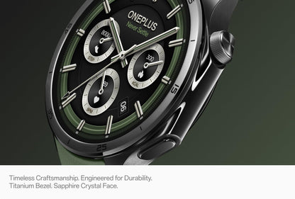 Smartwatch OnePlus Watch 3, 46mm, Grün, Wiederaufbereitet 5491100341