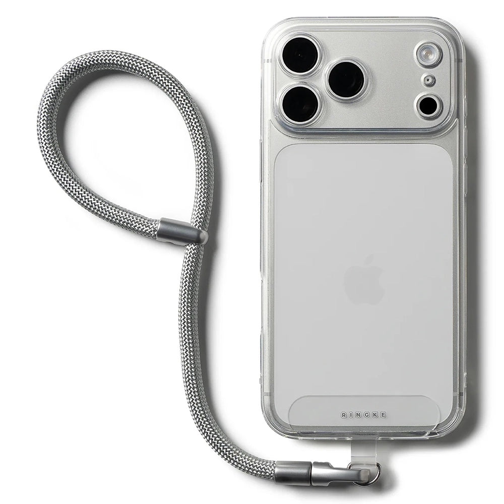 Ringke Link Flow P-Type Phone Lanyard, Silver